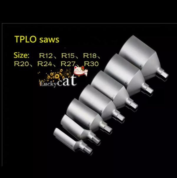 2pcs Handheld Drilling Machine Veterinary Orthopedic TPLO Saw Blades