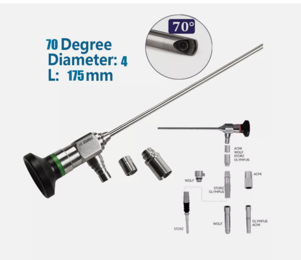 high temperature sterilize Rigid ENT Sinoscope 70degree Φ 4x175mmEndoscope - Image 3