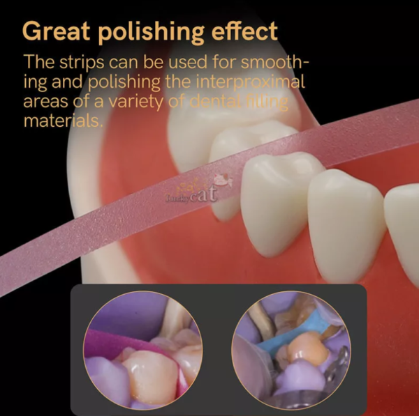 Dental Polishing Strip Roll 6m*4mm Resin Tooth Grinding Sanding Teeth Whitening - Image 4