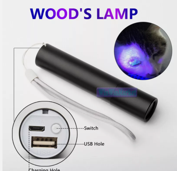 WOOD's Lamp Fungal Test Lamp Light Pet Moss Tinea LightSkin Ultraviolet Light