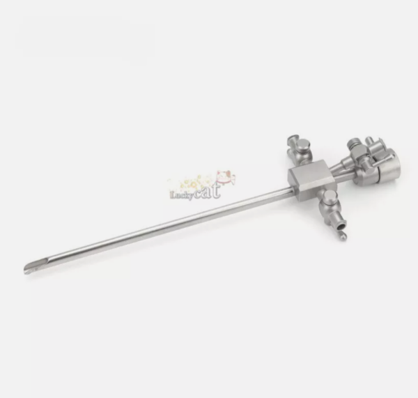 Medical Veterinary Rigid Endoscope Set with Surgical Sheath Obturator and Forcep - Image 4