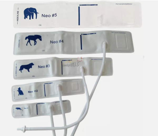 Reusable Blood Pressure Monitor Cuff Non-woven Fabric Veterinary Equipment
