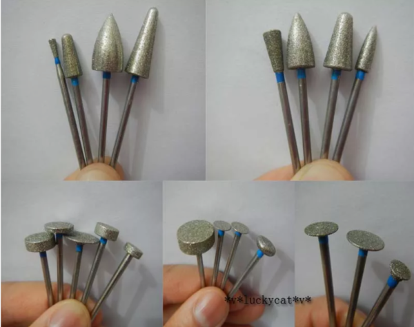 20pcs Dental Lab Assorted Diamond Burs Millers Tooth Drill Jewelers 2.35mm
