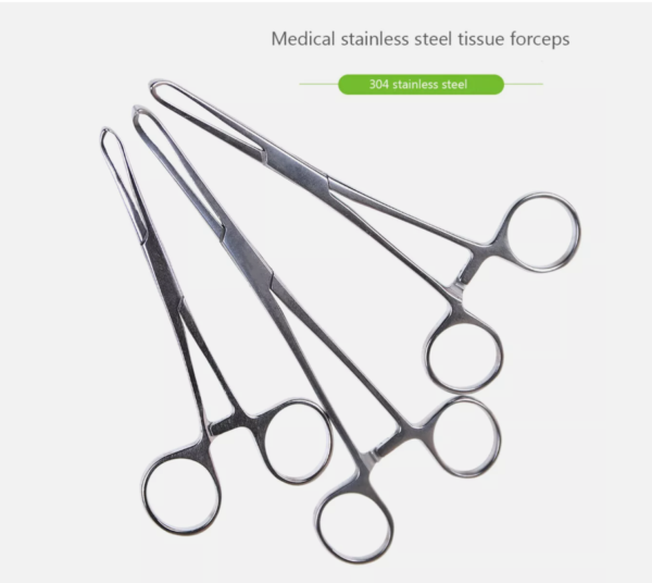 Pet Orthopedic Surgical Instruments Tissue Forceps Cervical Uterine Forceps - Image 3