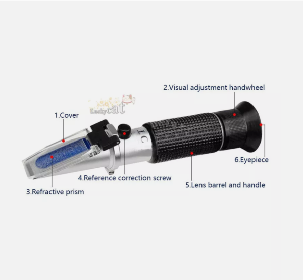 Urine Specific Gravity Refractometer Urea Hemoglobin Tester Veterinary Equipment - Image 5