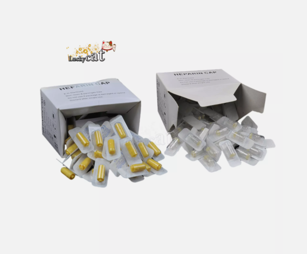 IV Disposable Cannula Heparin Caps for Dog Cat Heparin Cap Veterinary Supplies