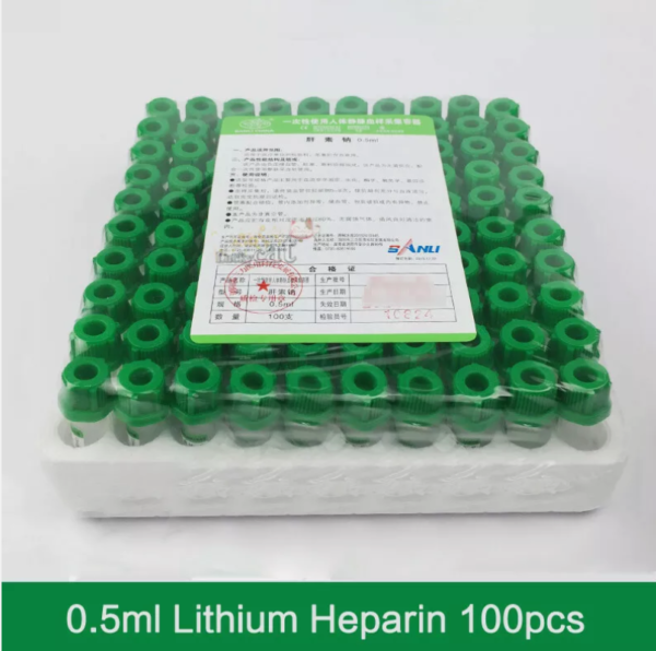 100*Anticoagulant Tube EDTA K2 K3 Disposable Plastic Test Tubes for Animal Child - Image 4