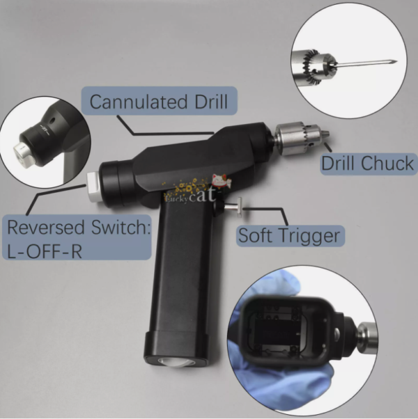 Non-removable K-wire Power Drill Hollow Drill Surgery Instrument Tool - Image 4
