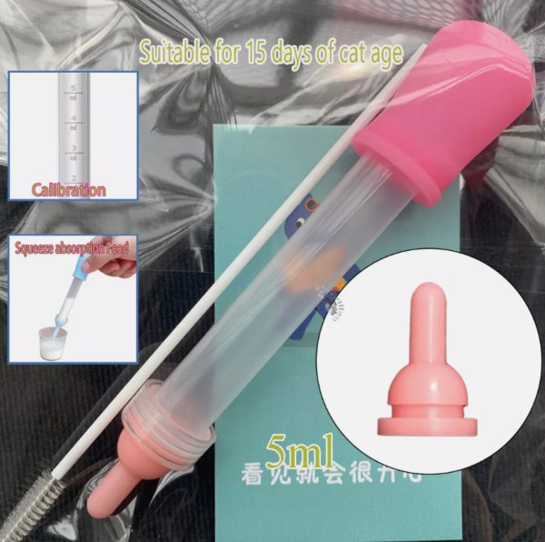 Feeding Bottle Nipple Brush Kit for Pet Assessoires 3ml 5ml Animal Baby Products