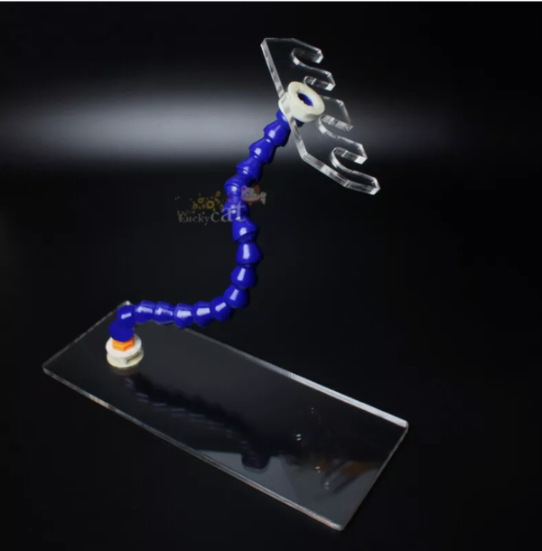 Support Acrylic Bracket for Corrugated Tube Holder Veterinary Equipment