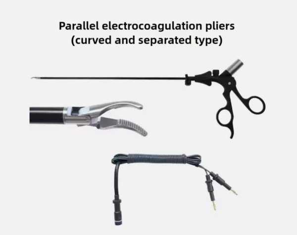 Laparoscopic Surgical Instruments Bipolar Coagulation Forceps Hemostatic Forceps - Image 4