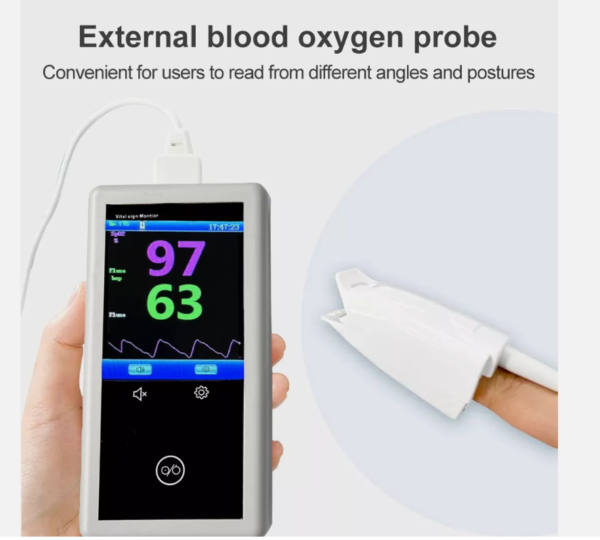 Medical Pulse Oximeter Handheld Touch Screen SPO2 PR PI For Veterinary or Humans - Image 4