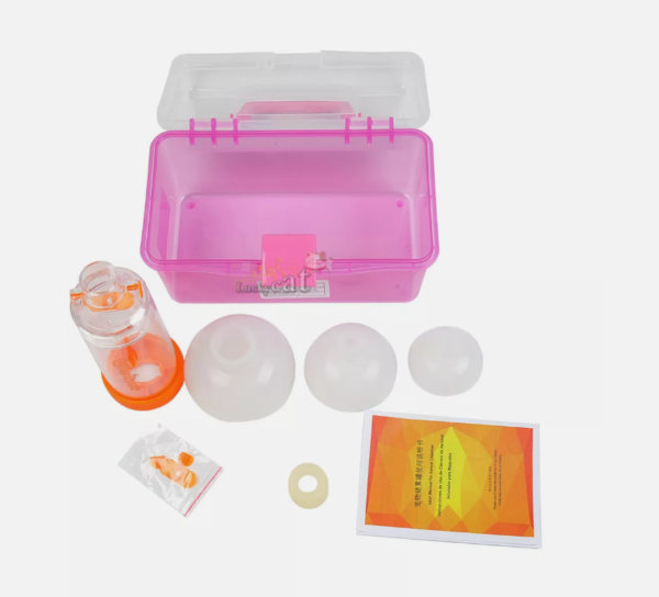 Pet Aerosol Chamber Storage Bottle with 3 Masks Veterinary Supplies - Image 3