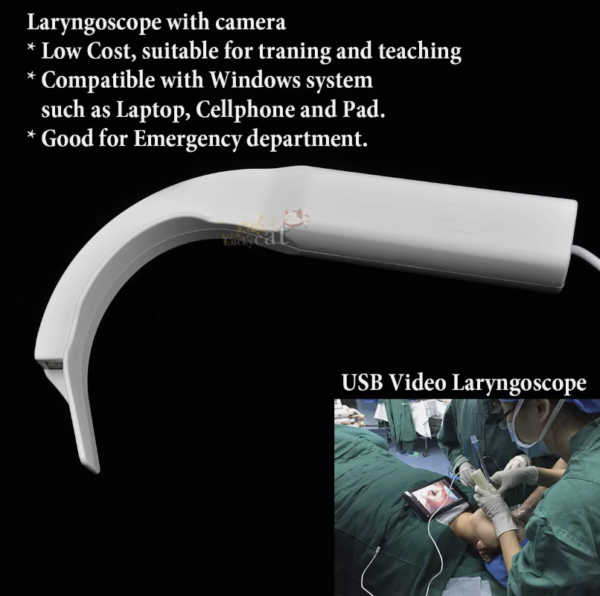 Laryngoscope digital portable disposable USB video laryngoscope Glide Scope