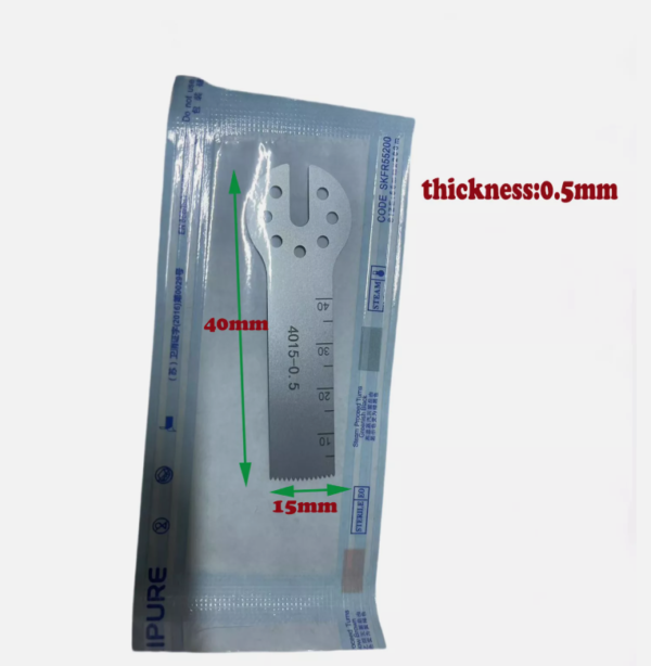 4pcs Orthopedic RuiJin Saw Blades Orthopedic Oscillating Saw Blades 40*15*0.5