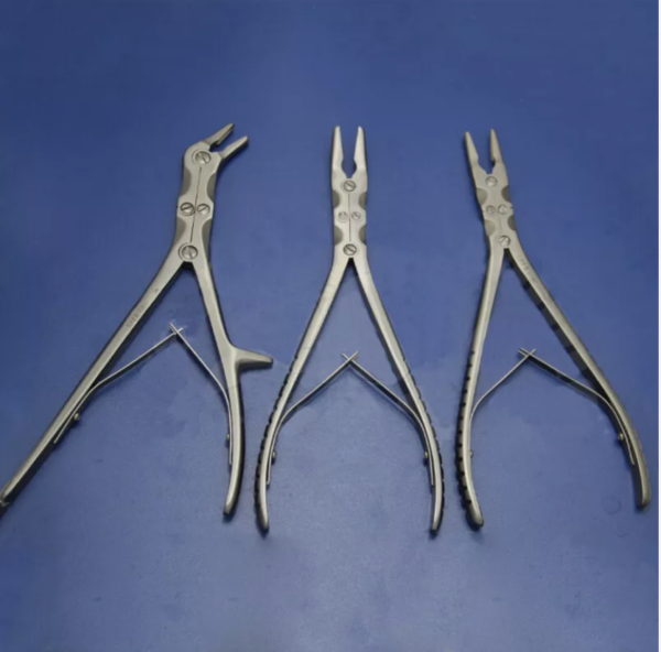 Stainless Steel Double Action Bone Rongeur Orthopedics Instruments Veterinary