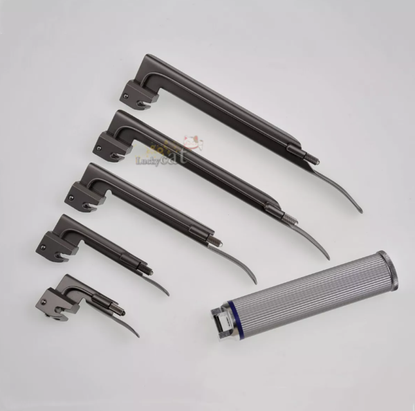 Laryngoscope Reusable Flexible Fiber Optical Metal Light For Veterinary - Image 3