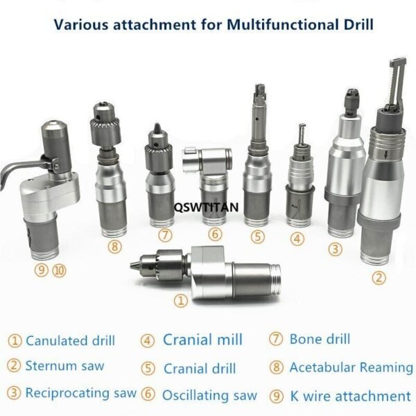 Multifunctional Electric Bone Drill Sagittal Saw K wire Orthopedic surgical tool - Image 3