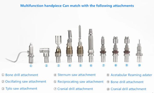 Multifunctional Orthopedic Power Bone Drill saw Attachment Orthopedic Instrument - Image 4