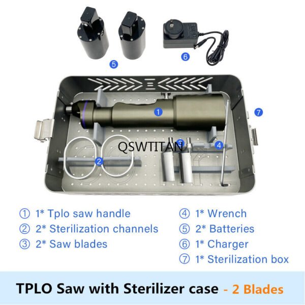 TPLO Saw Orthopedic Oscillating Saw Electric Bone Saw veterinary Surgical Tool - Image 12