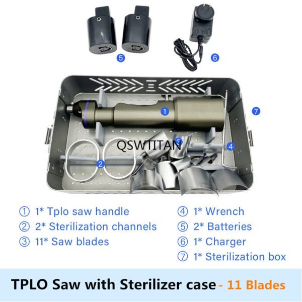 TPLO Saw Orthopedic Oscillating Saw Electric Bone Saw veterinary Surgical Tool - Image 14