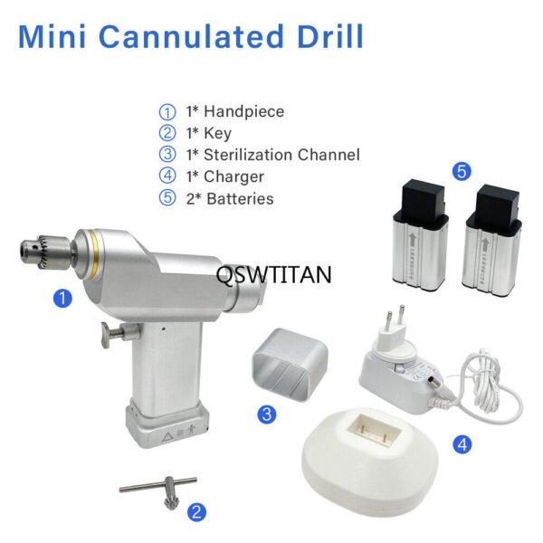 Orthopedic Electric Power Drill Cannulated Drill Tool Orthopedic nstrument - Image 2