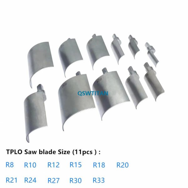 Orthopedic TPLO Saw blade R8-R33 Bone Sagittal Saw blade surgical Cutting blade - Image 11
