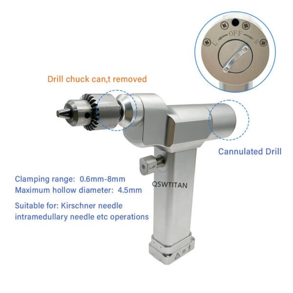 Orthopedic Medical Drill Electric Bone Drill Cannulated Bone Drill - Image 5