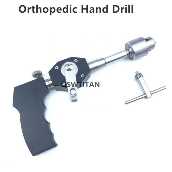 Black Orthopedic Bone Hand Drill Veterinary Orthopedic surgical Instrument - Image 3