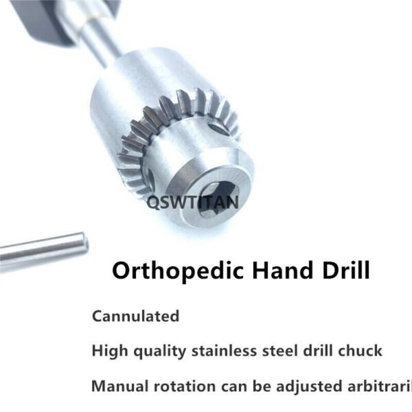 Black Orthopedic Bone Hand Drill Veterinary Orthopedic surgical Instrument - Image 6