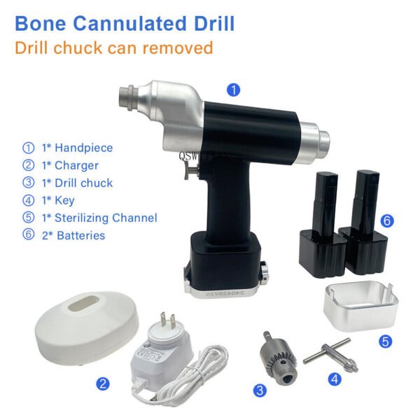 Electric Bone Drill Medical Cannulated Bone Drill Orthopedic Surgical Tool - Image 2
