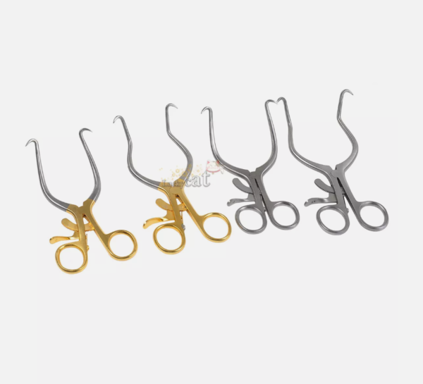Weitlaner Retractor Self-Retaining 2 claws Stainless Steel Retractor tool Pet
