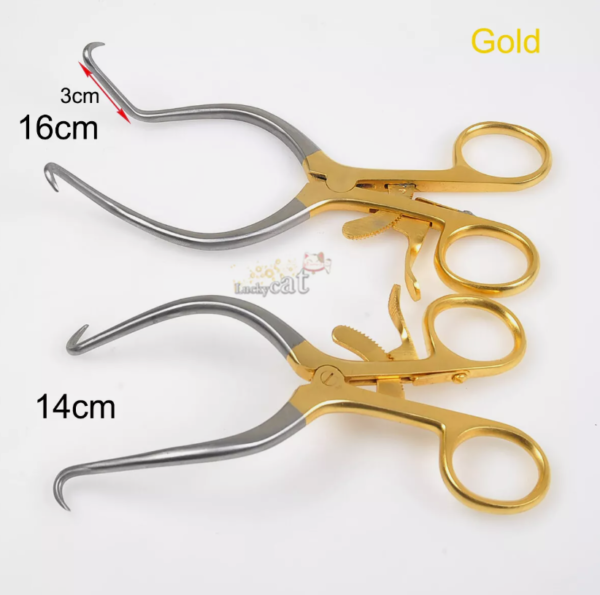 Weitlaner Retractor Self-Retaining 2 claws Stainless Steel Retractor tool Pet - Image 2