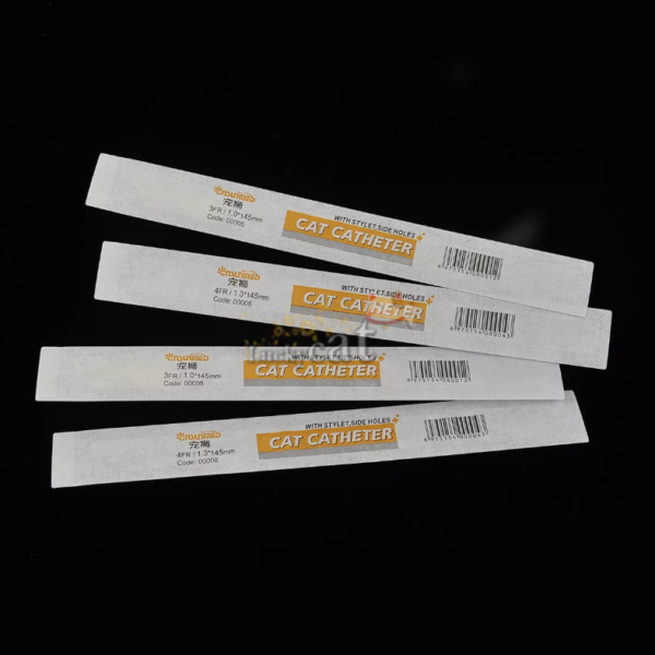 Cat Urinary Catheter with probe Urine Channel Sterile 1.0/1.3mmx145mm