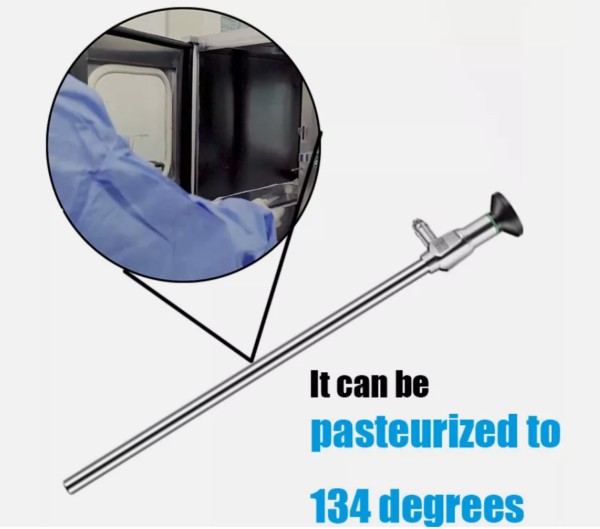 ENT High-Pressure Steam 0Degree Sterilization Rigid Endoscope 10*302mm