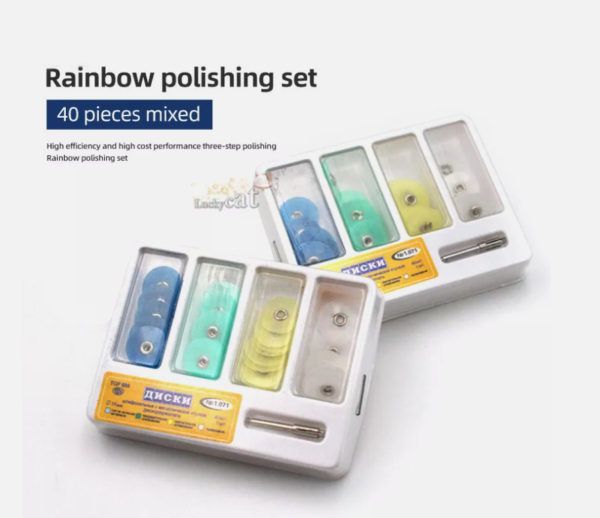 Dental Polishing Discs Gross Reduction Contouring Mandrel Stripes Set Product - Image 3