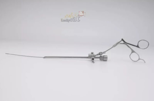 Medical Veterinary Rigid Endoscope Set with Surgical Sheath Obturator and Forcep - Image 2