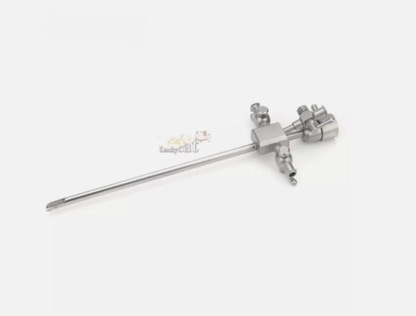 Medical Veterinary Rigid Endoscope Set with Surgical Sheath Obturator and Forcep - Image 3
