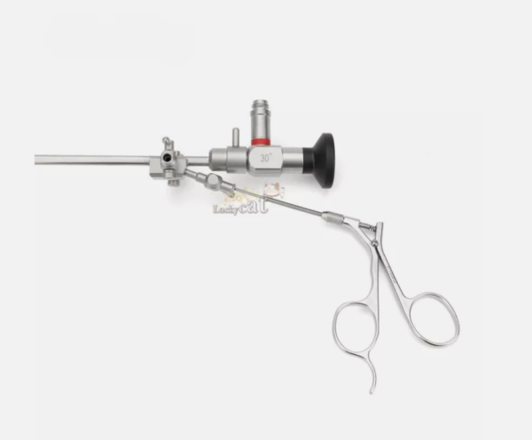 Medical Veterinary Rigid Endoscope Set with Surgical Sheath Obturator and Forcep